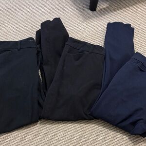Old Navy  Black and Navy Pixie Pant Bundle